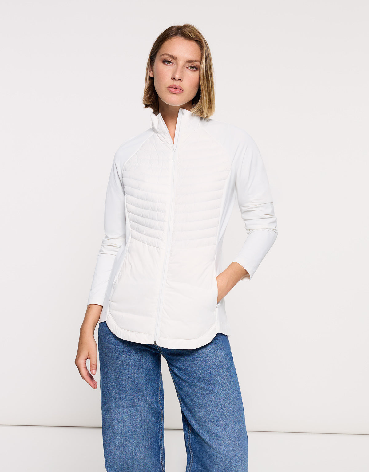 Chaqueta Acolchada Blanco - Efeba