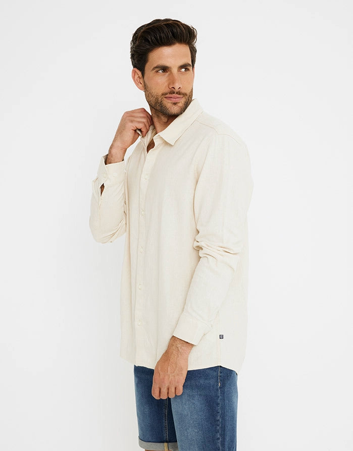 Long Sleeve Linen Shirt - Norwich