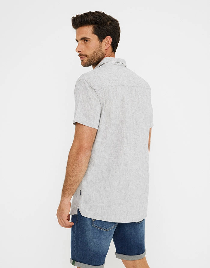 Camisa Manga Corta Lisa - Antiocco