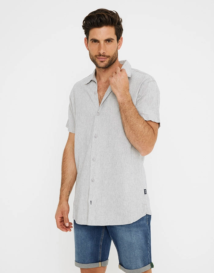 Camisa Manga Corta Lisa - Antiocco