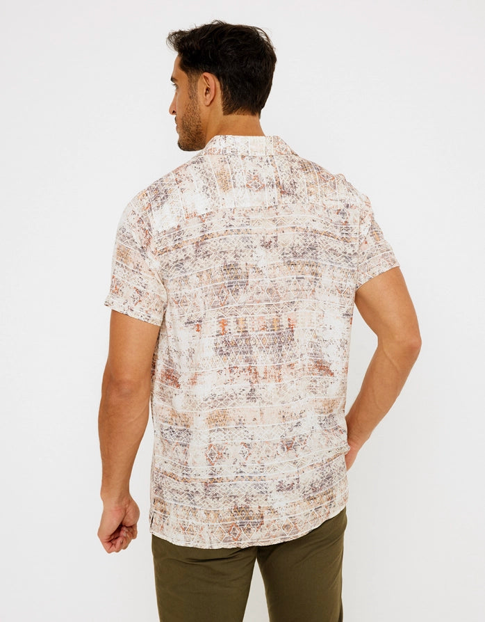 Camisa Manga Corta Multicolor - Marettimo