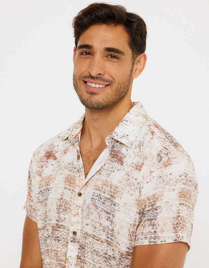 Camisa Manga Corta Multicolor - Marettimo