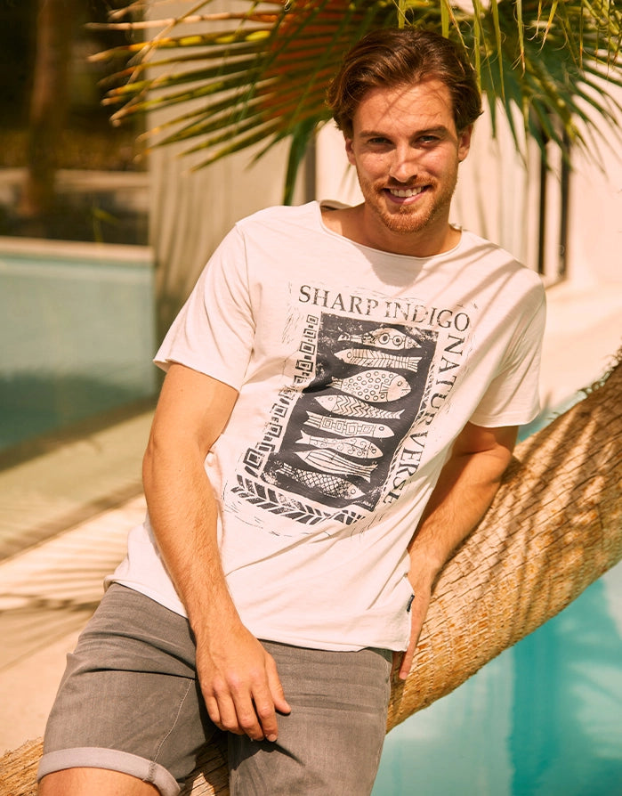 Camiseta Manga Corta Blanco - Sharpe 