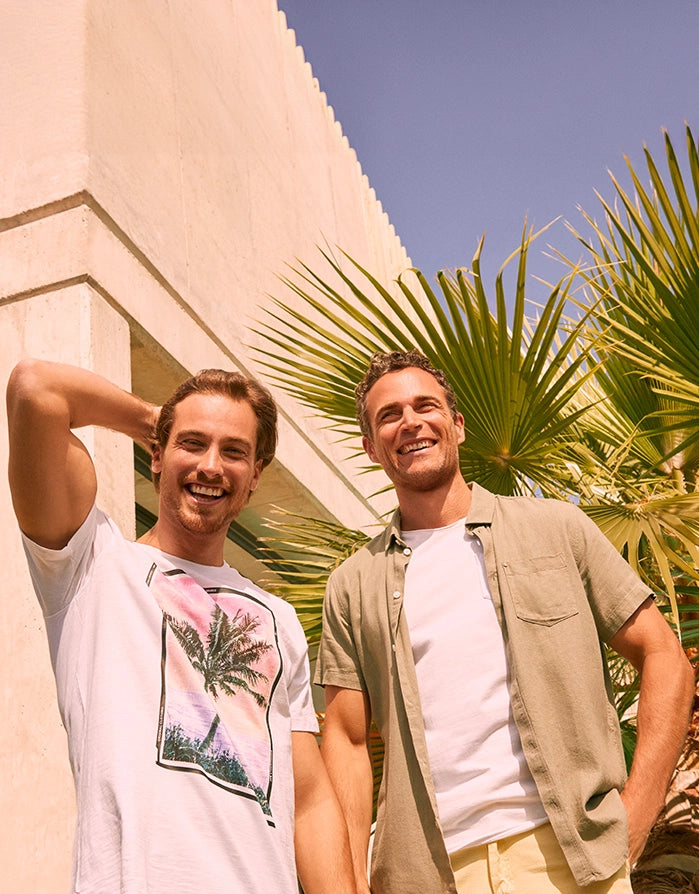 Kurzärmeliges Leinenhemd - Norfolk