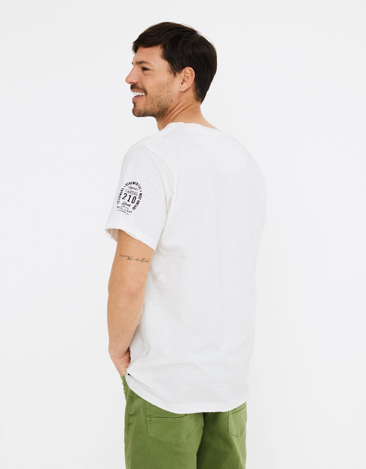 Camiseta Manga Corta Blanco - Sharpe 