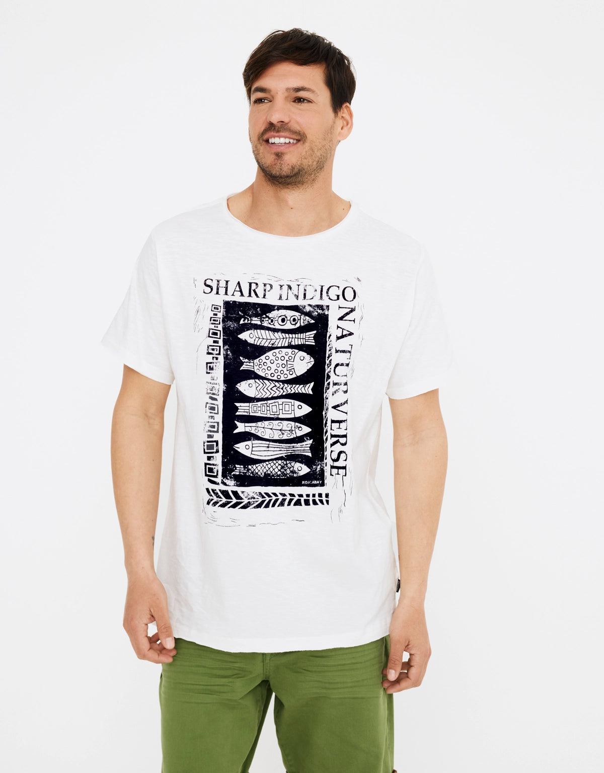 Camiseta Manga Corta Blanco - Sharpe 