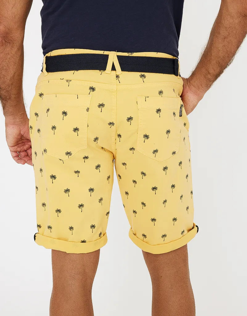 Bermuda Algodón con Cinturón - Lau