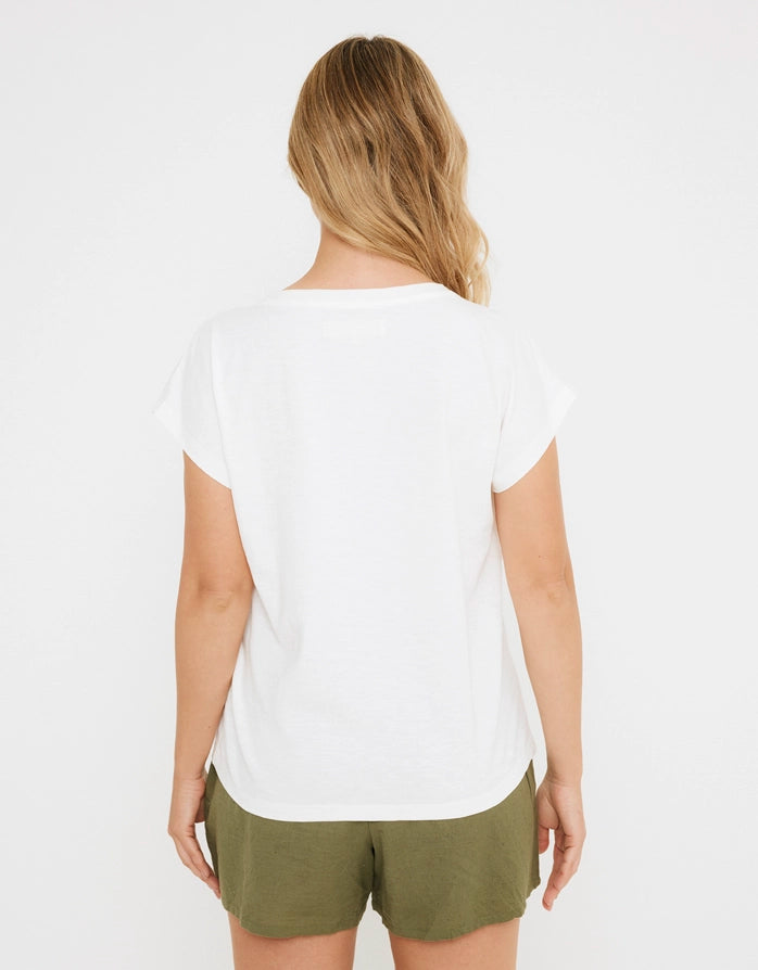 Camiseta Manga Corta Off White - Nandi