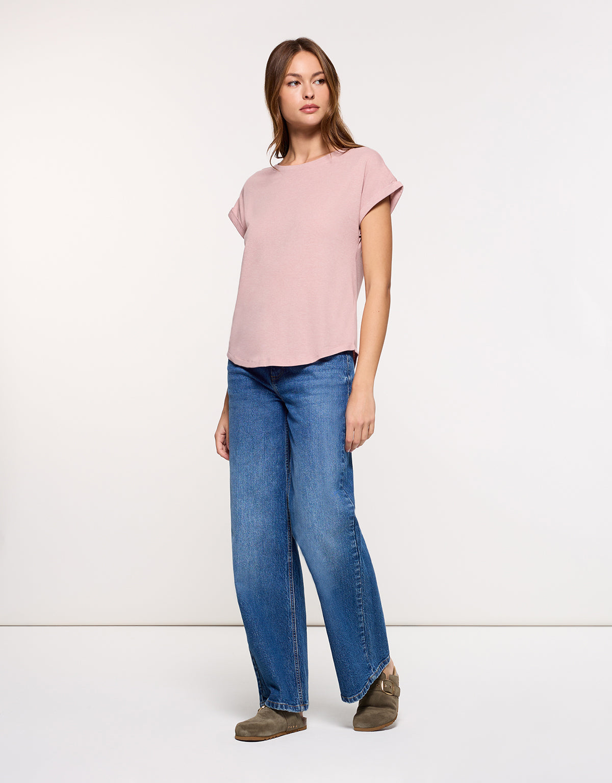 Camiseta Manga Corta Rosa - Luma 6