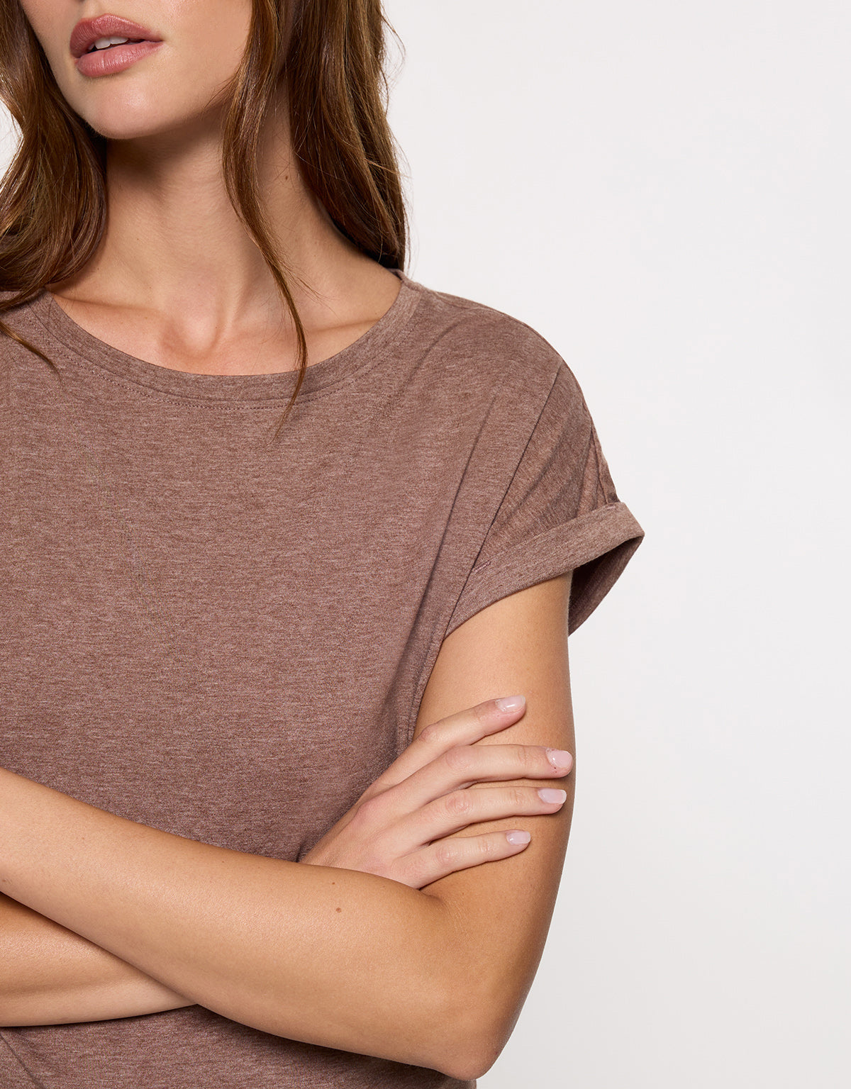 Camiseta Manga Corta Marrón - Luma 5