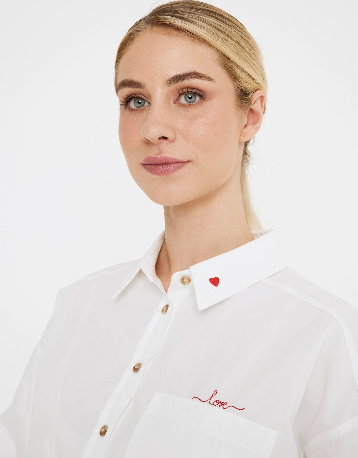 Camisa manga larga bordada - Leialiss 4