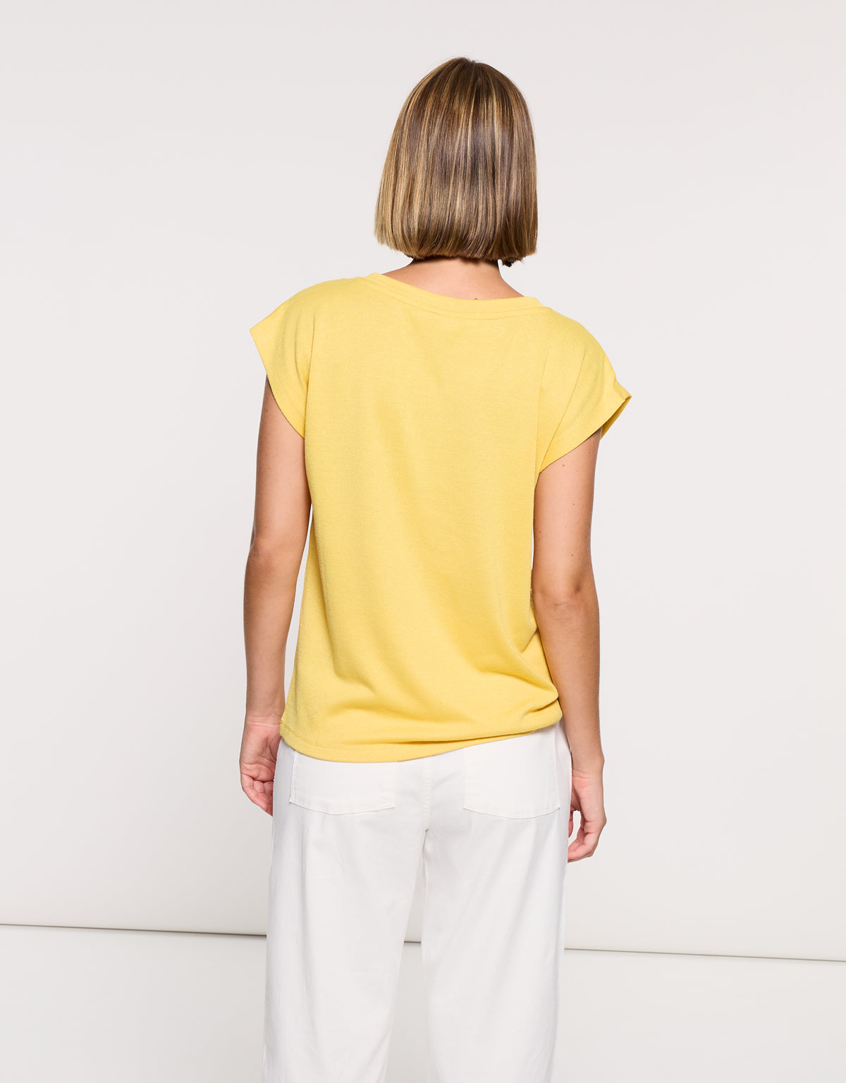 Camiseta Manga Corta Mostaza - Imara 4