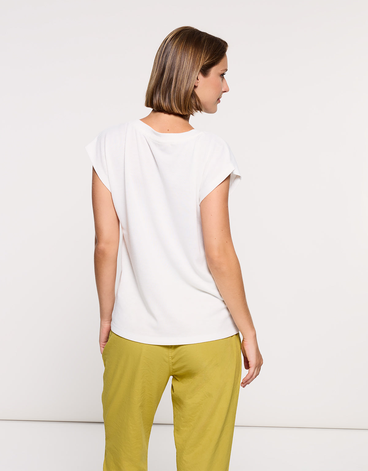 Camiseta Manga Corta Off White - Imara 3