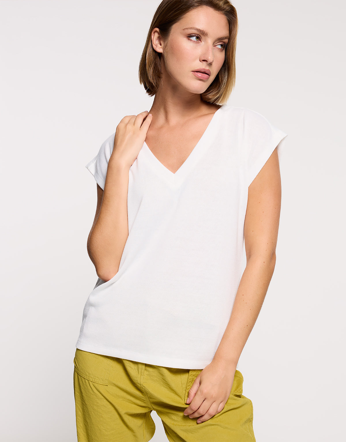 Camiseta Manga Corta Off White - Imara 4