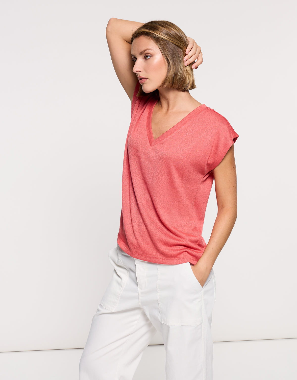 Camiseta Manga Cortal Coral - Imara 3