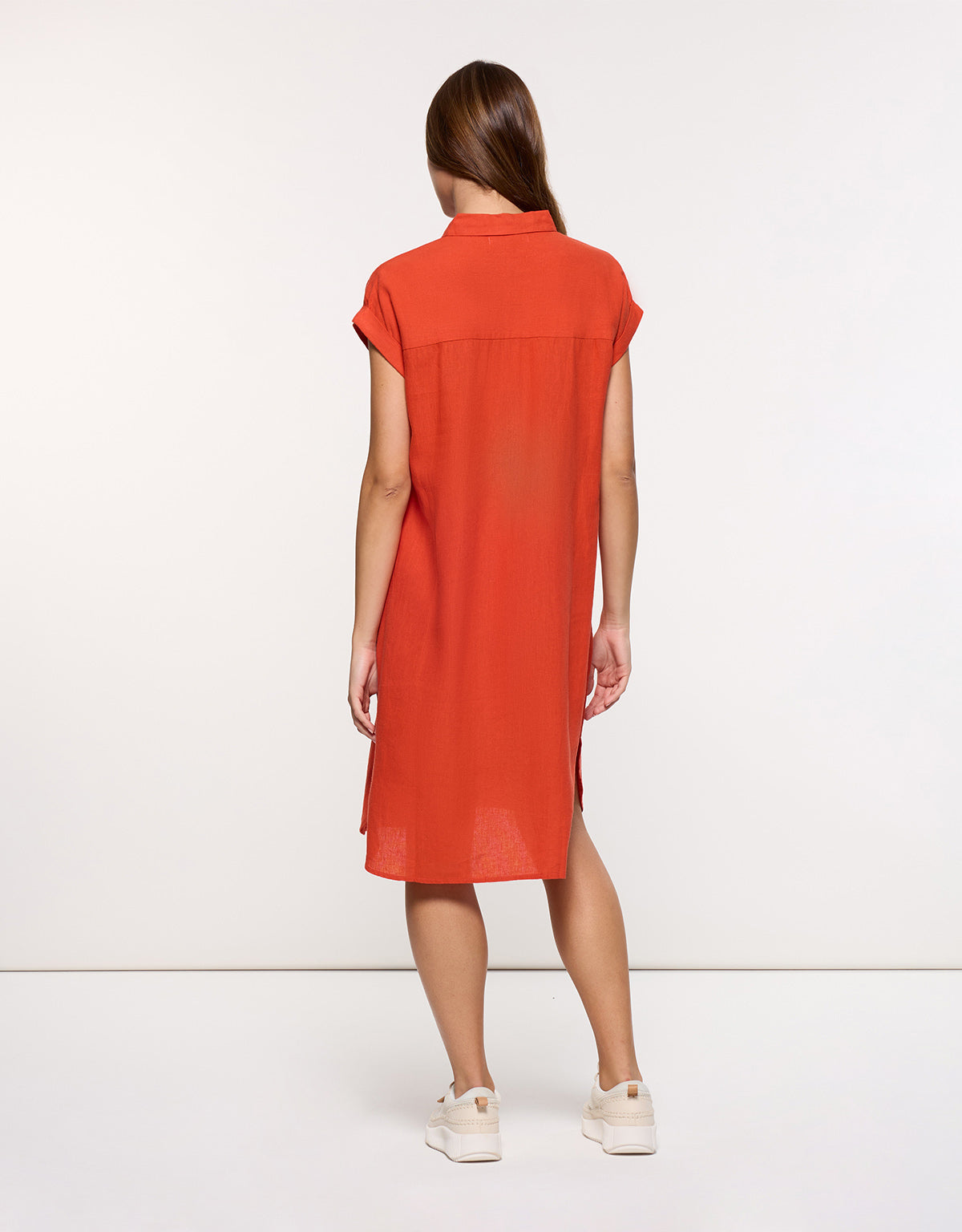 Vestido Midi Naranja - Bayo 5