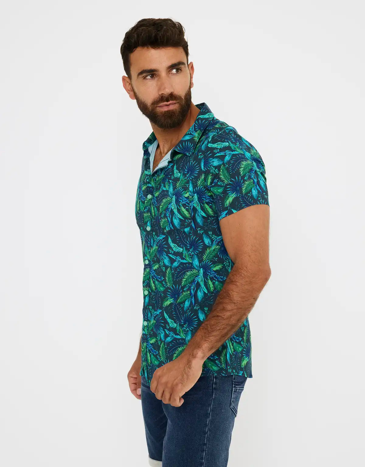 Camisa Manga Corta Verde - Selvas 3