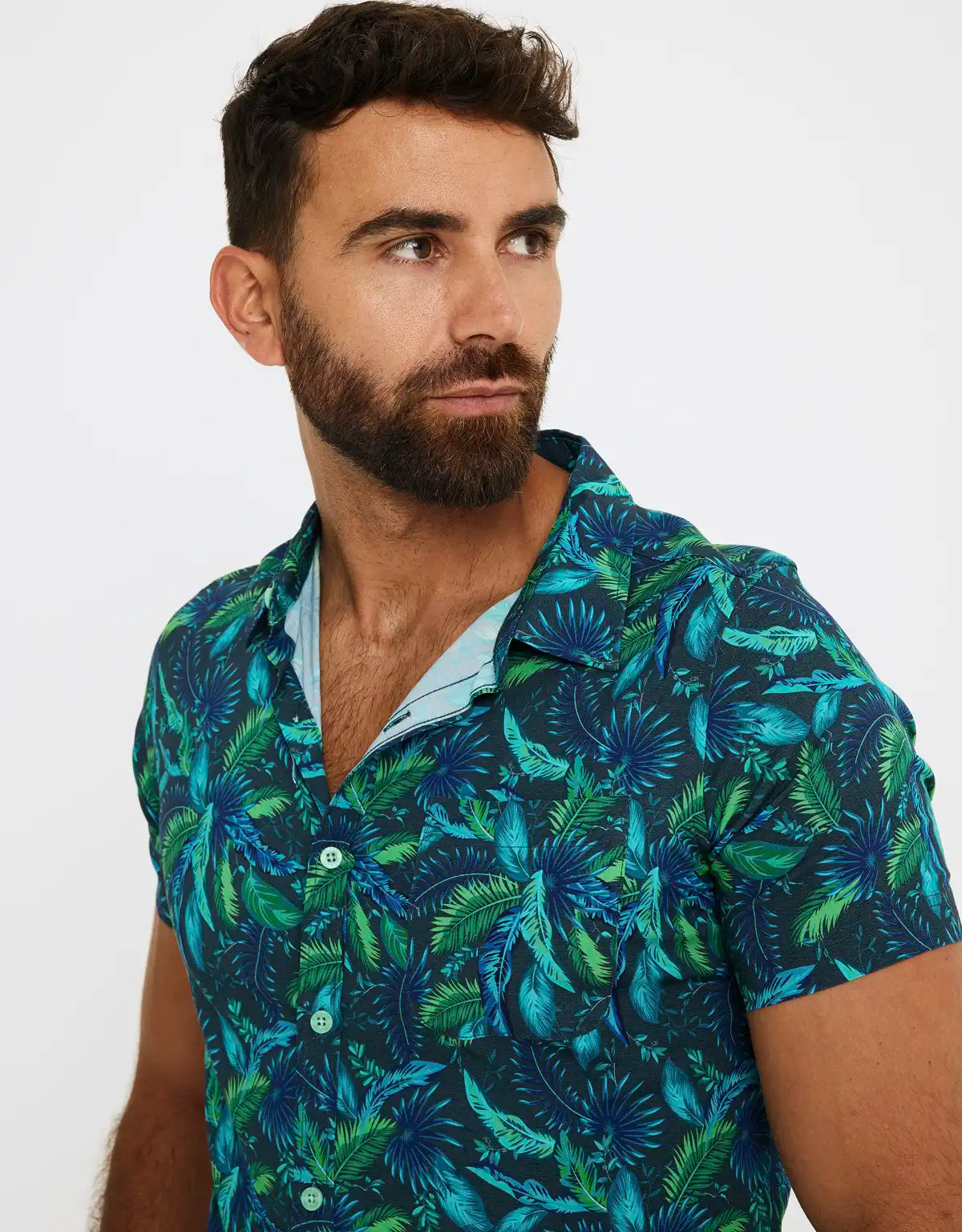 Camisa Manga Corta Verde - Selvas 4