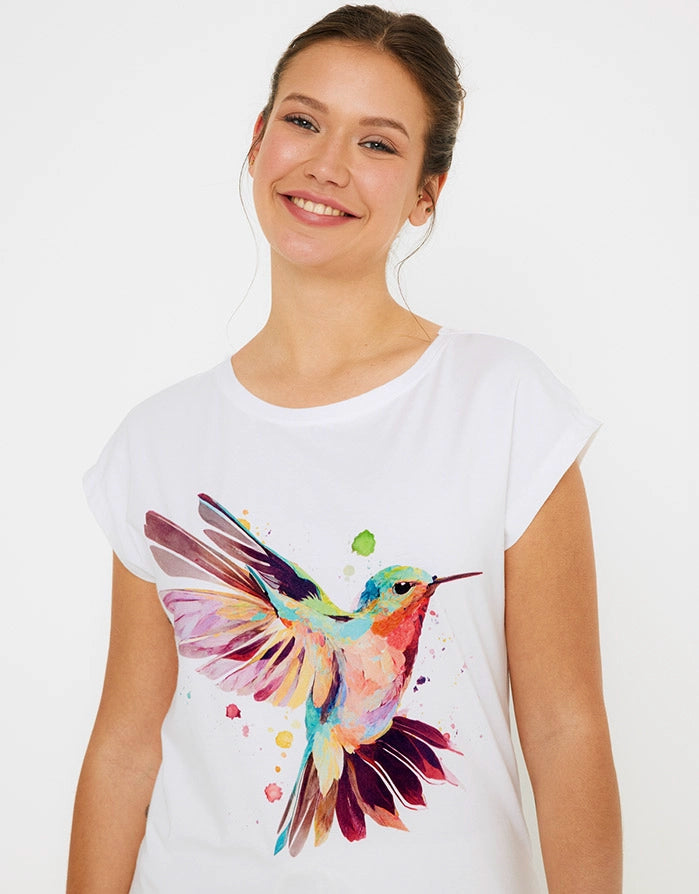 Camiseta Manga Corta Blanco - Blesa 