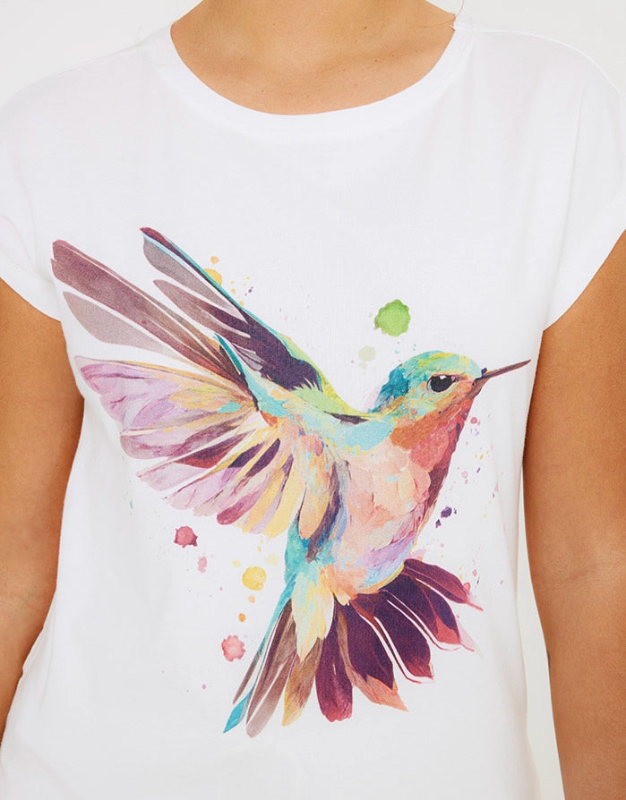 Camiseta Manga Corta Blanco - Blesa 