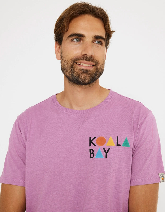 T-shirt à manches courtes lavande - Kaguai