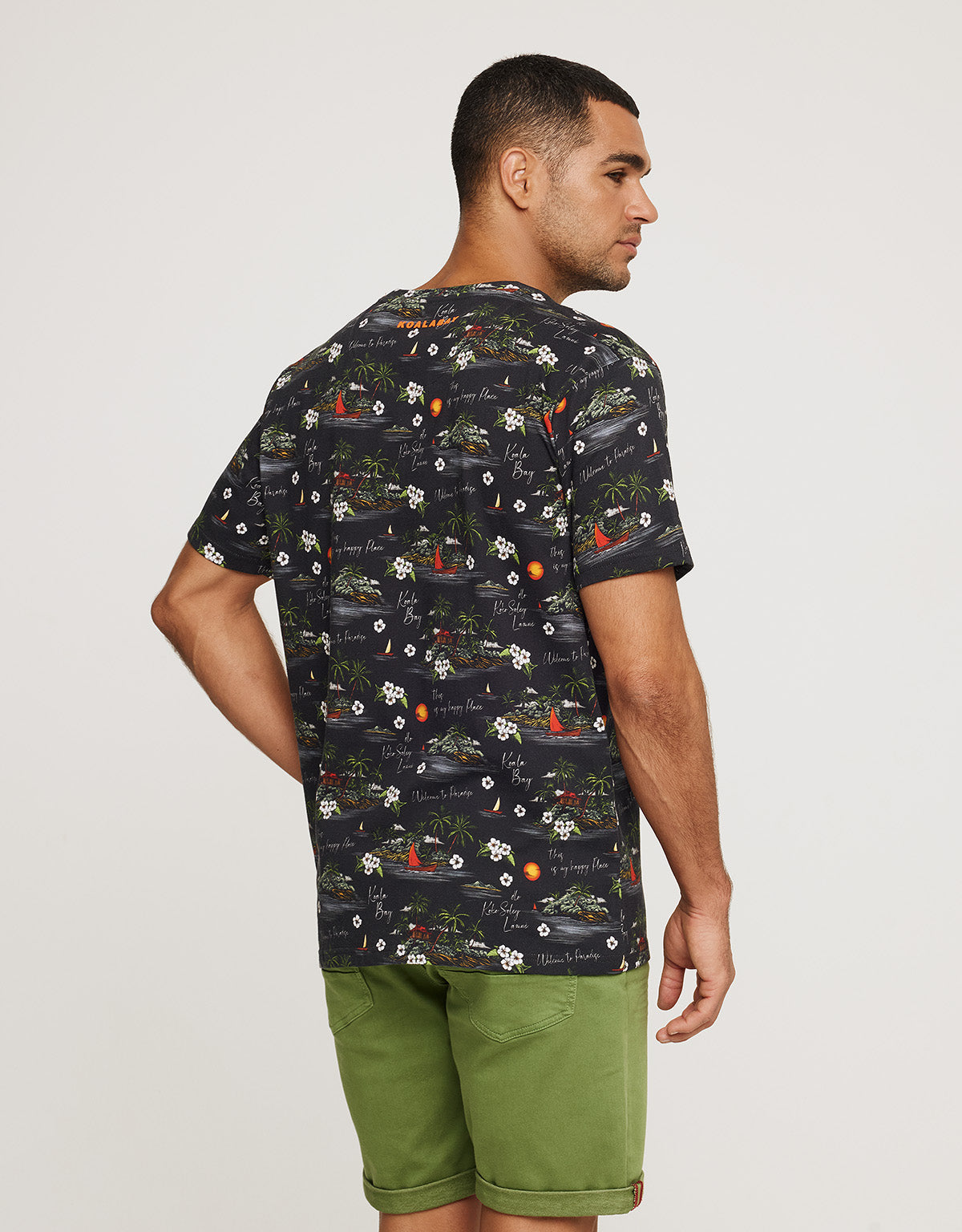 Camiseta Manga Corta Negro - Corsario 