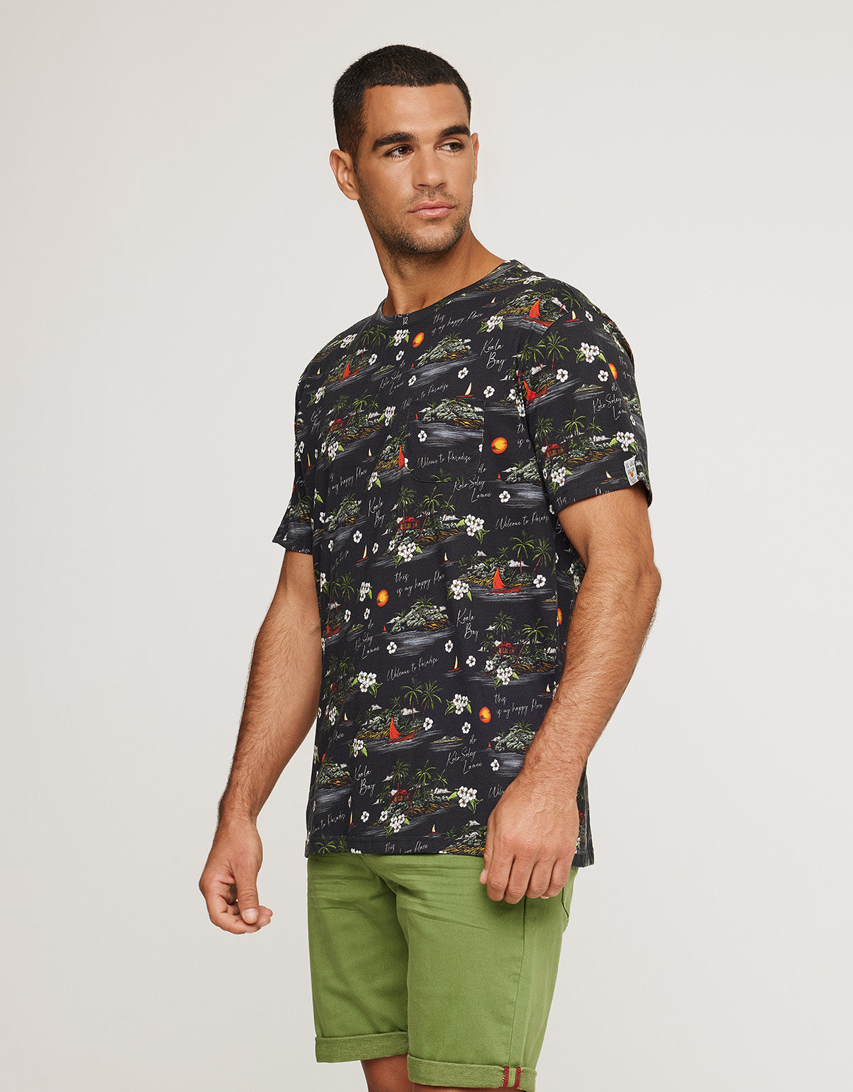 Camiseta Manga Corta Negro - Corsario 