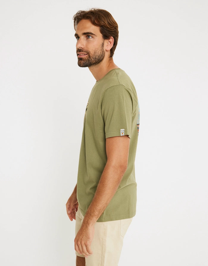 Camiseta Manga Corta Caqui - Tramonto 3