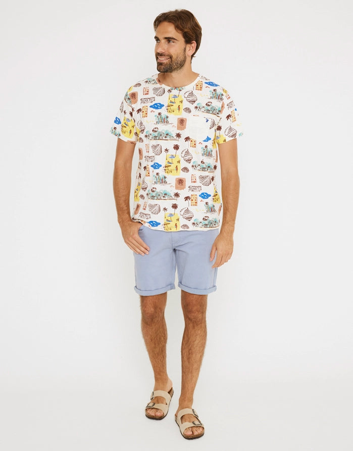 Camiseta Manga Corta Multicolor - Naif 