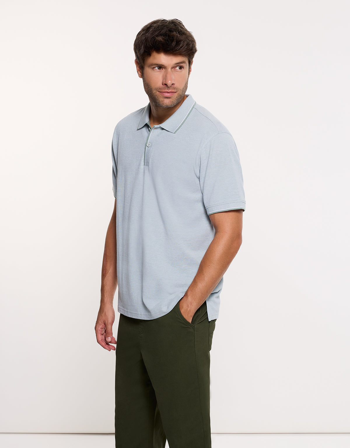 Polo Manga Corta Verde - Losimi 3