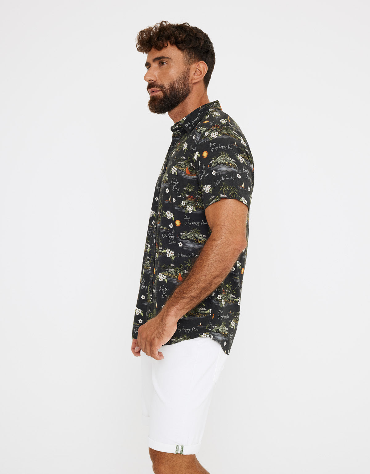 Black Short Sleeve Shirt - Pirata