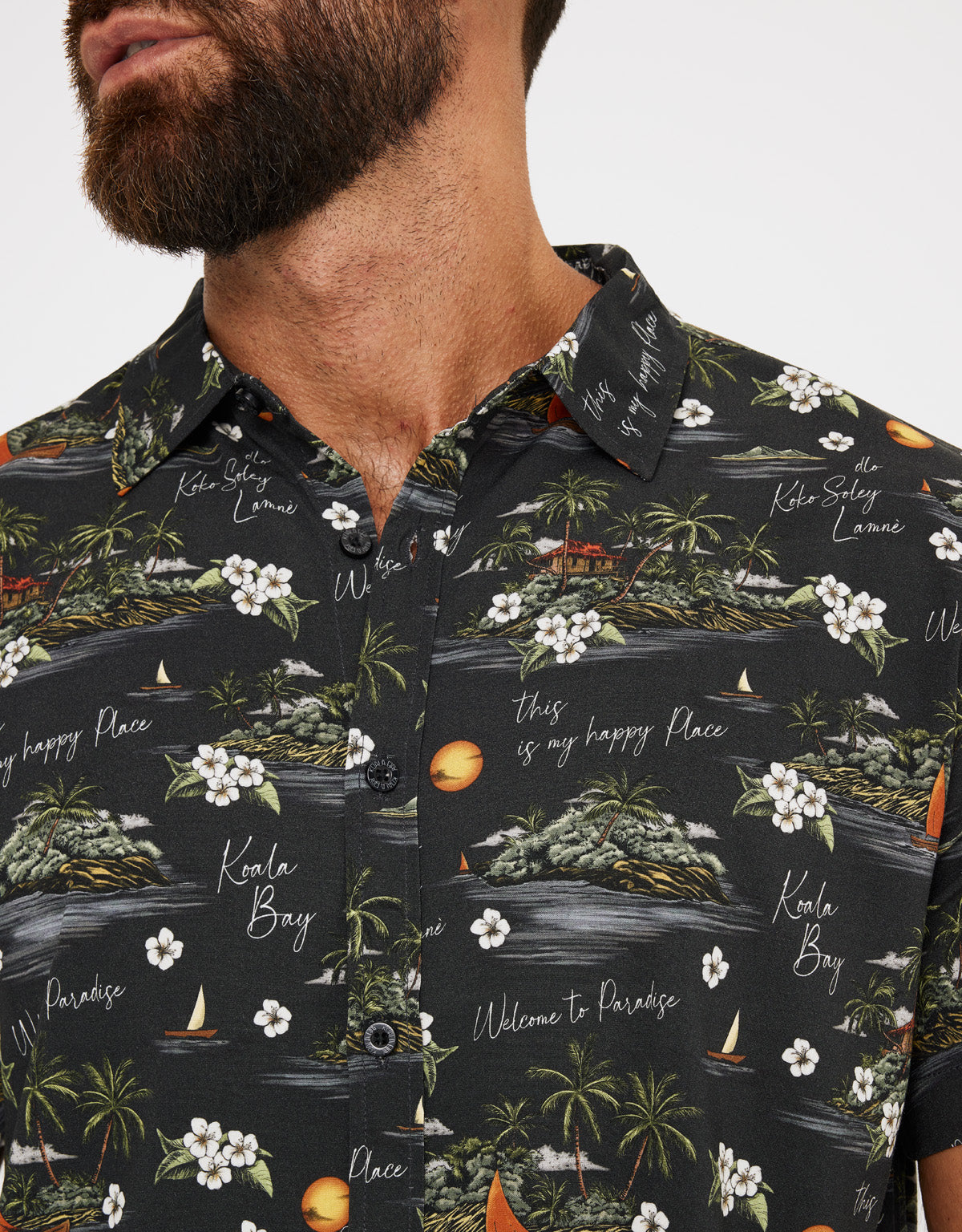 Black Short Sleeve Shirt - Pirata