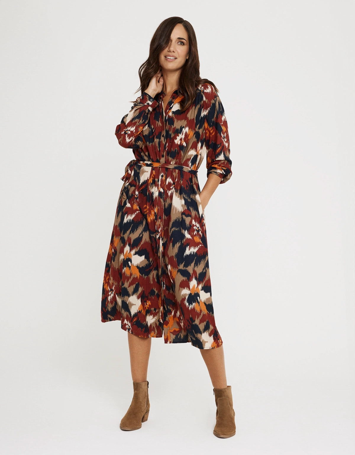 Robe Longue Imprimée - Arara