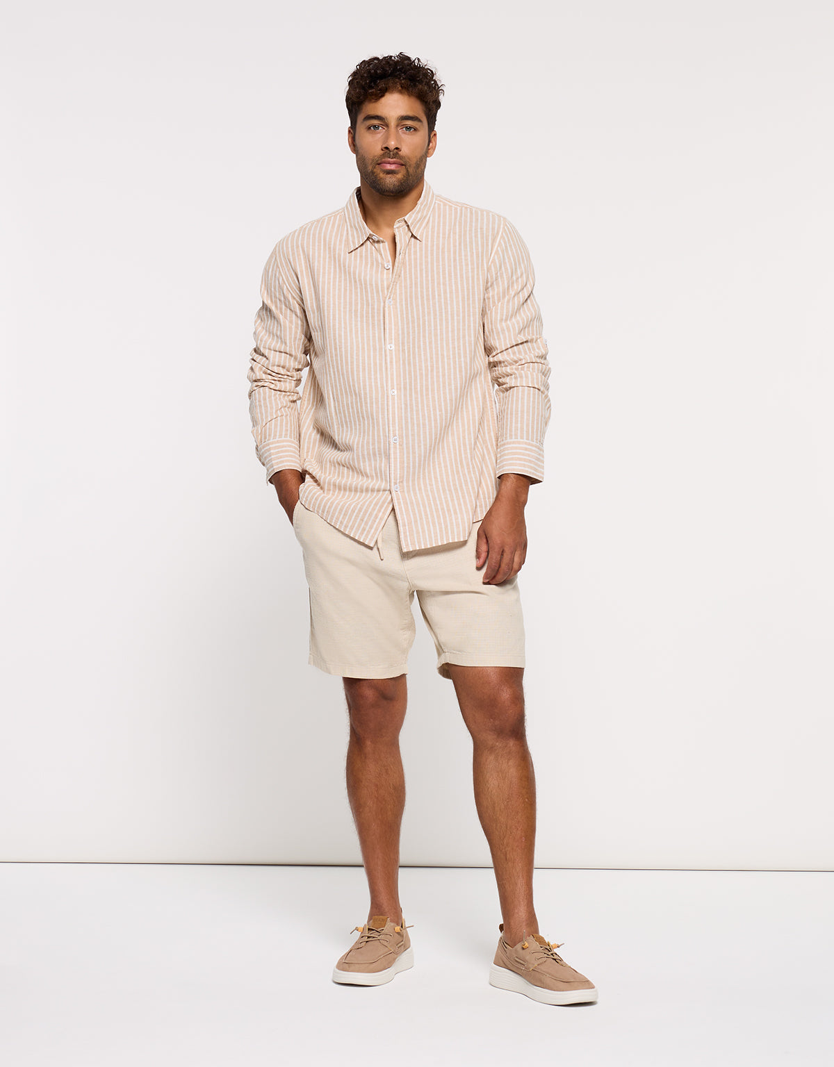 Camisa Rayas Manga Larga Arena - Ciclone 6