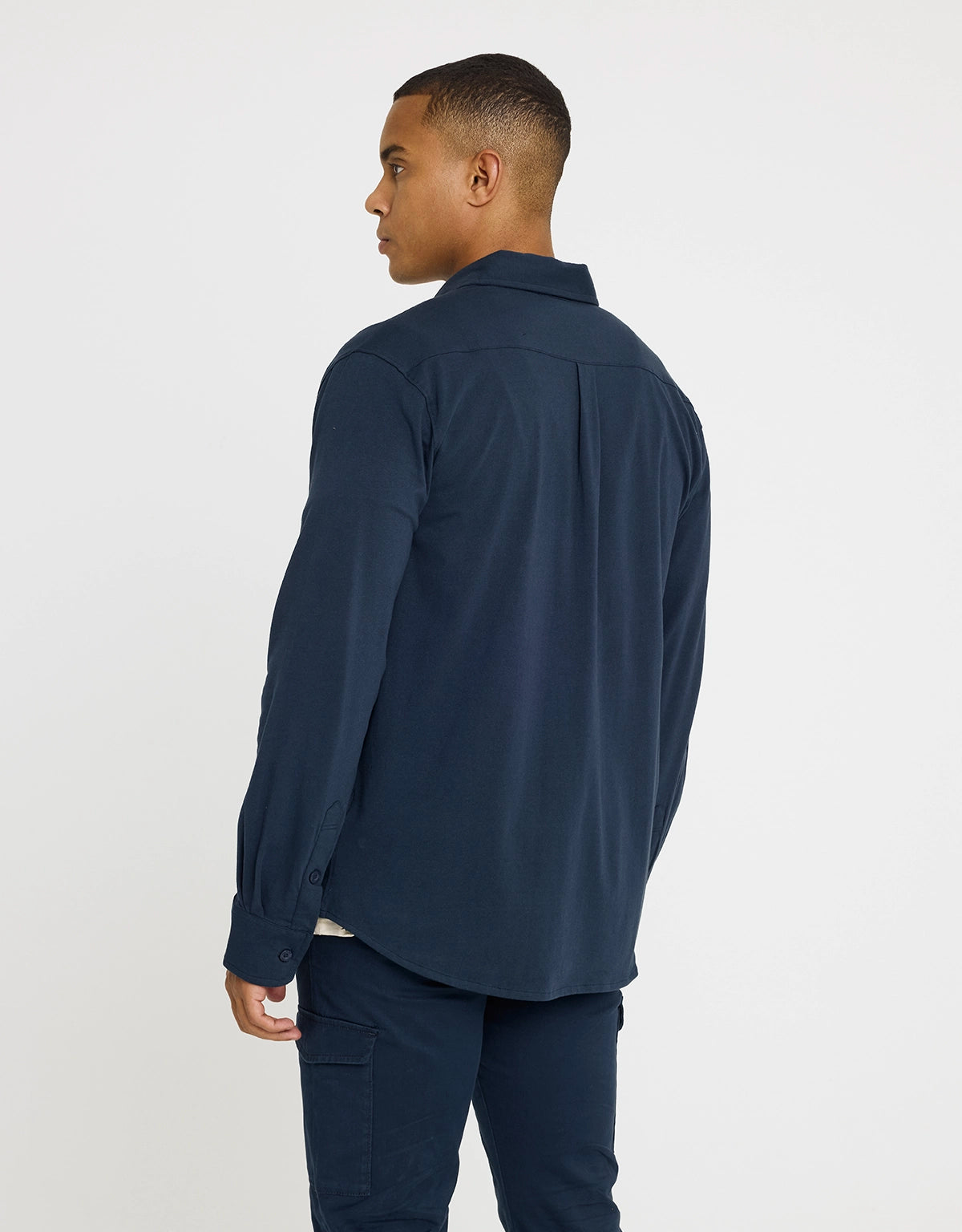 Camisa Manga Larga Azul Marino - Atti 