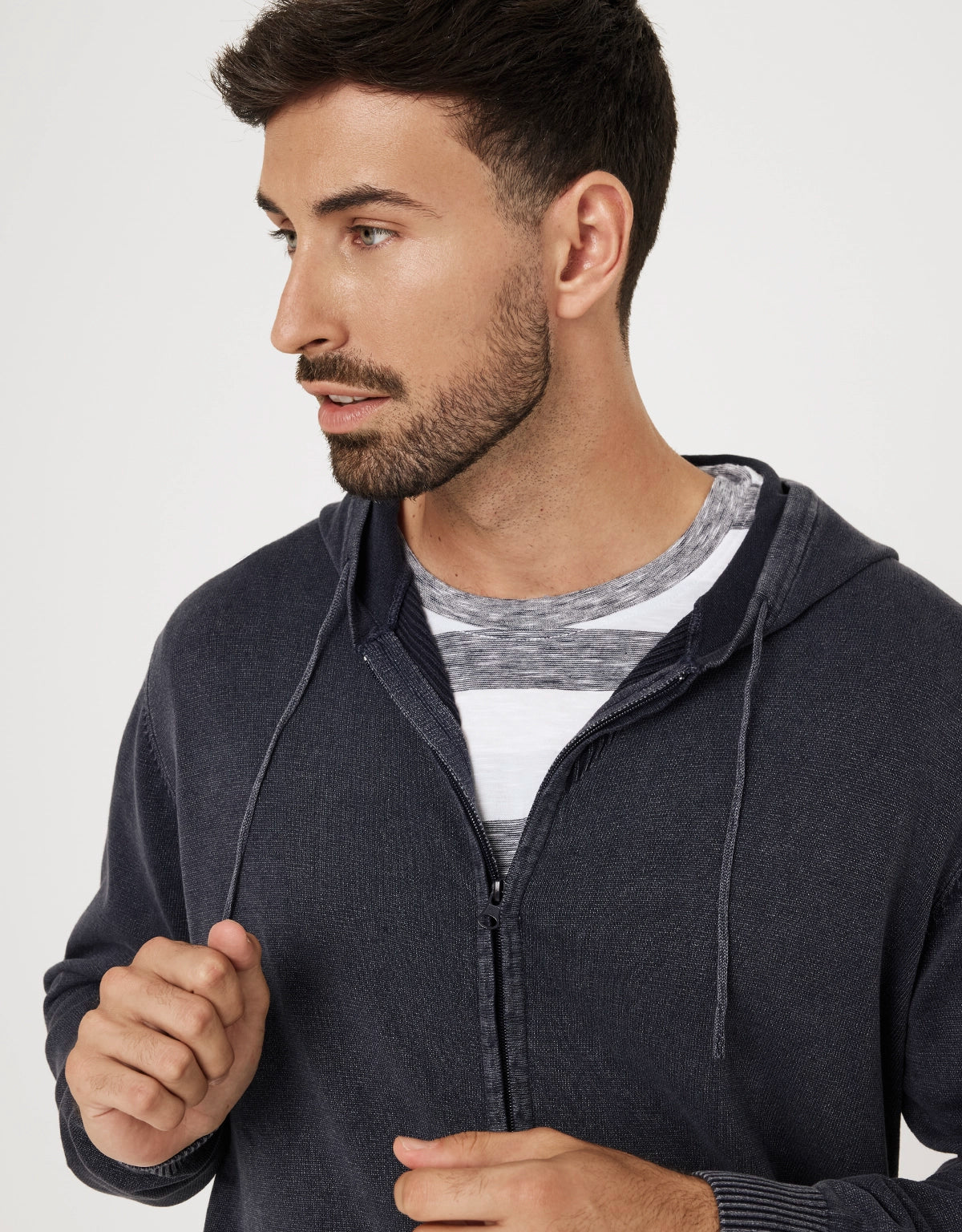 Sudadera con Capucha Azul Marino - Rys 