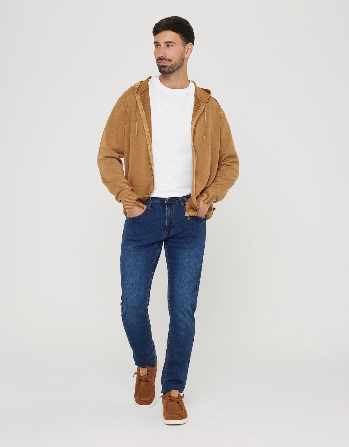 Sudadera con Capucha Camel - Rys 