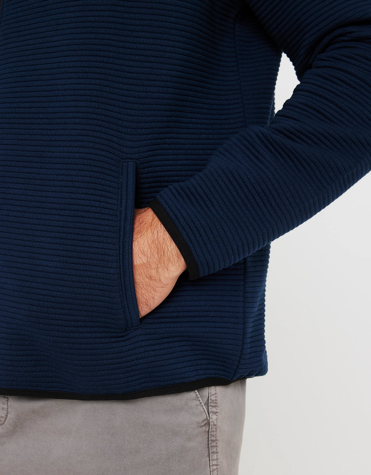 Chaqueta Cremallera Azul Marino - Tigio 