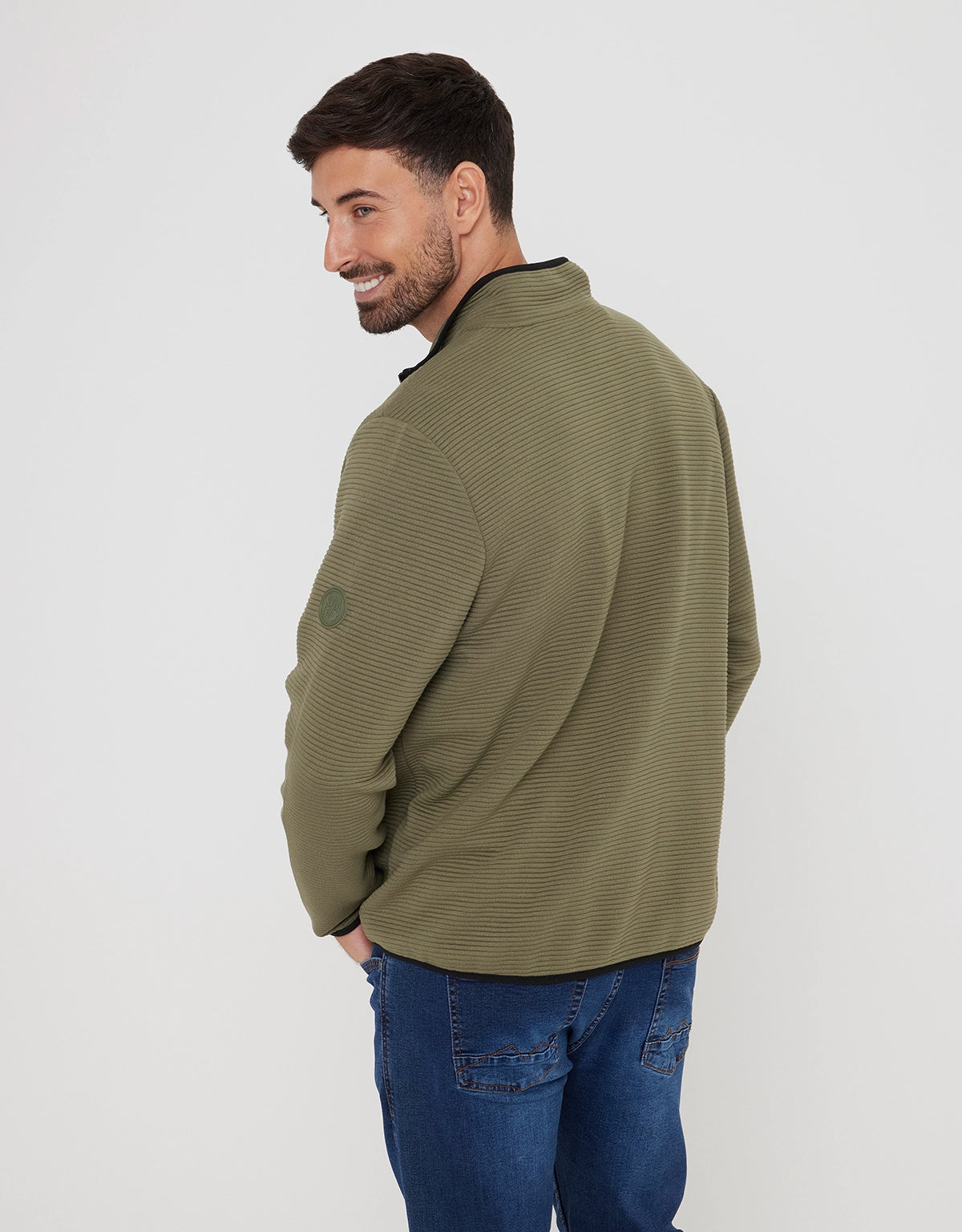 Chaqueta Cremallera Caqui - Tigio 