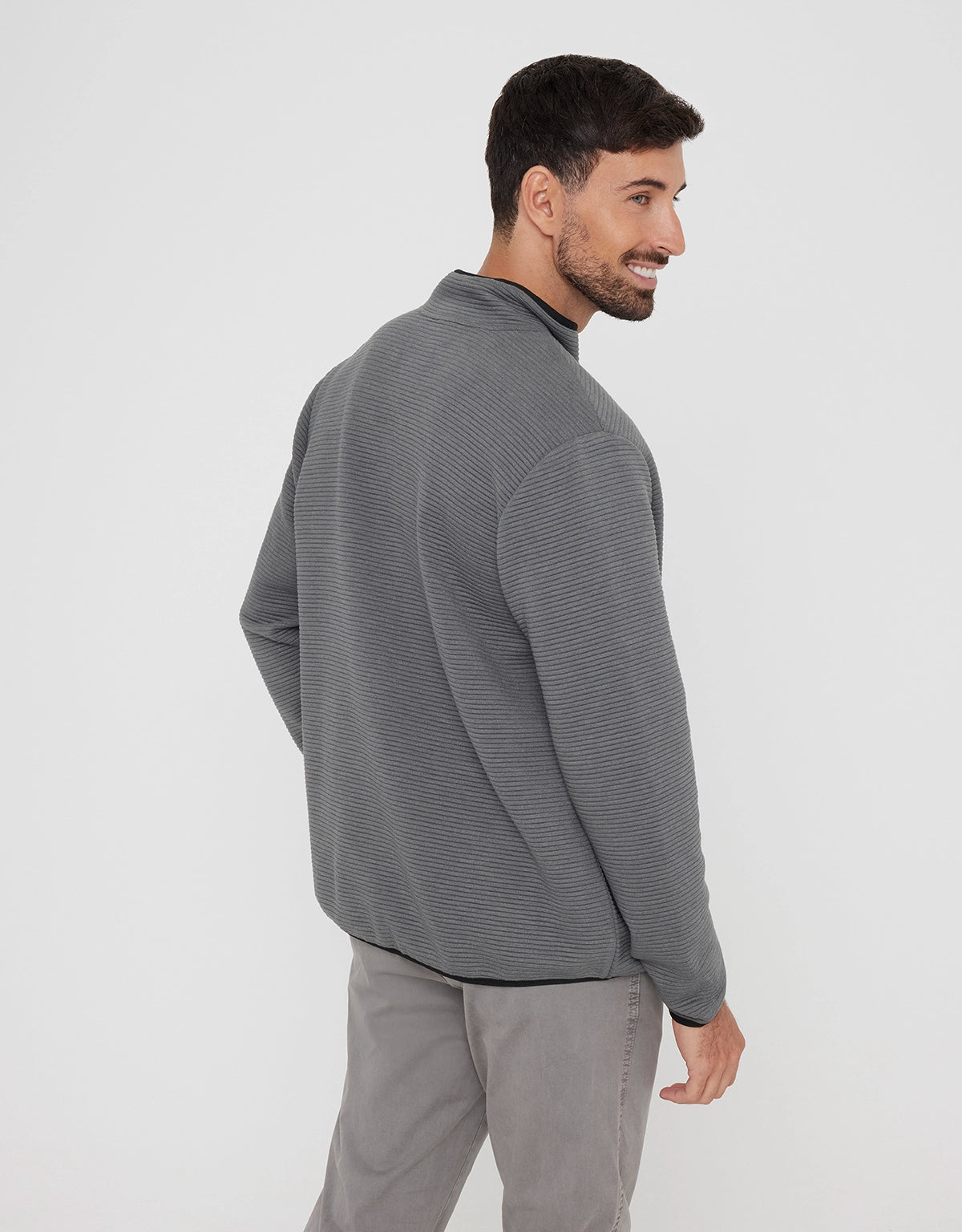 Chaqueta Cremallera Gris - Tigio 