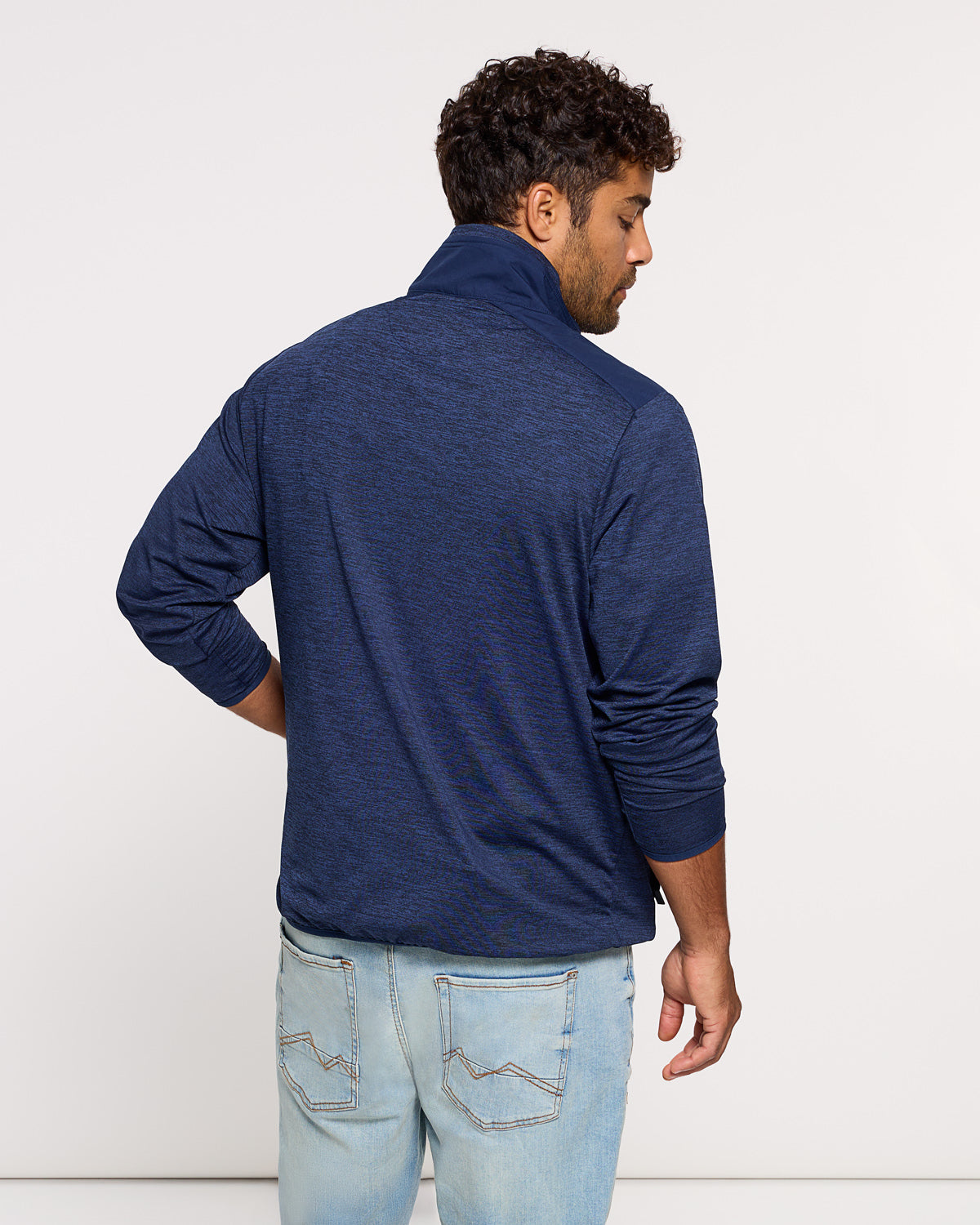 Chaqueta Ligera con Cremallera Azul - Phu 3