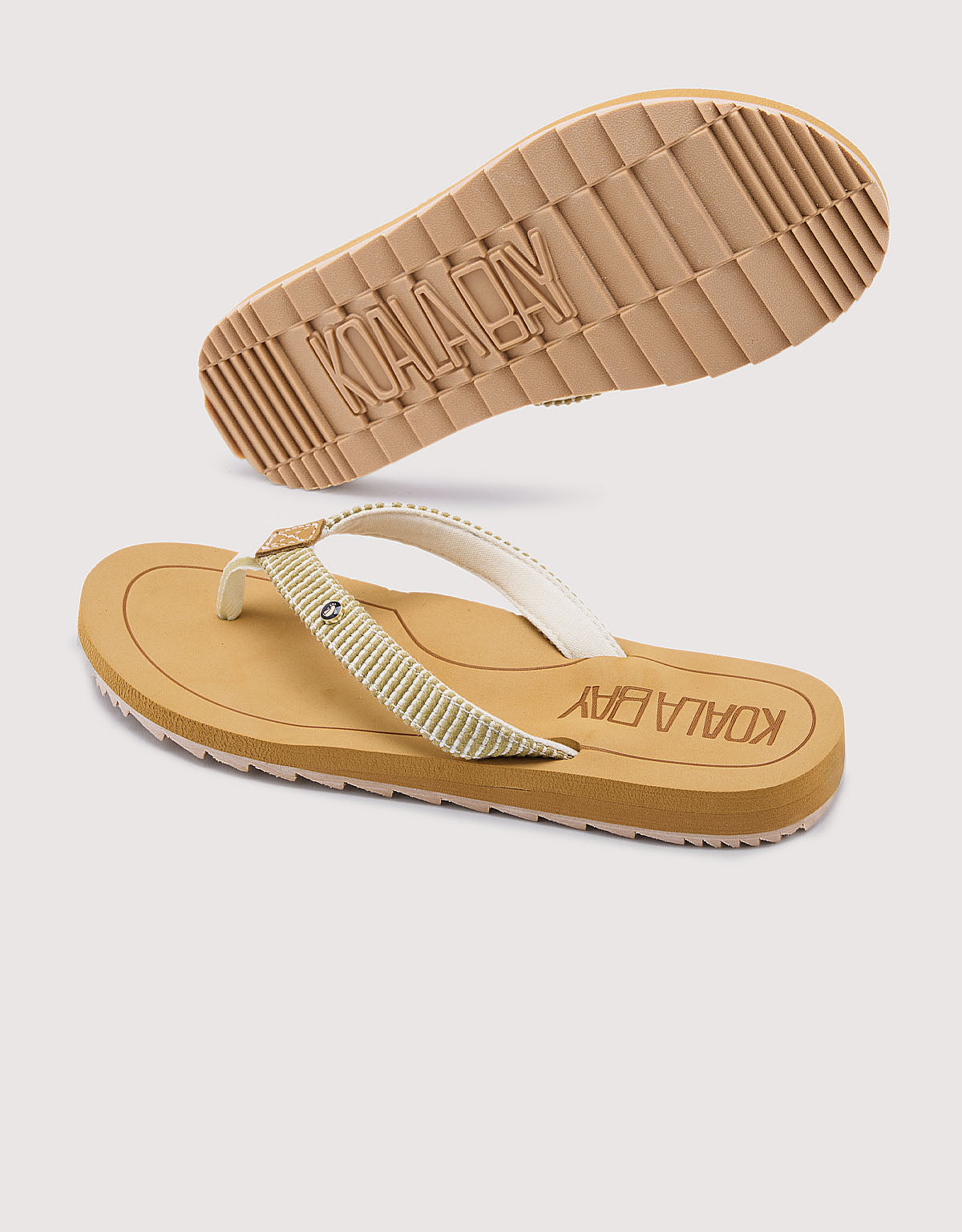  Keil-Flip-Flops Beige - Kovira
