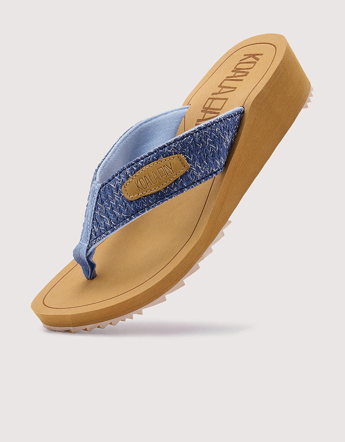 Blue Wedge Flip Flop - Hynix