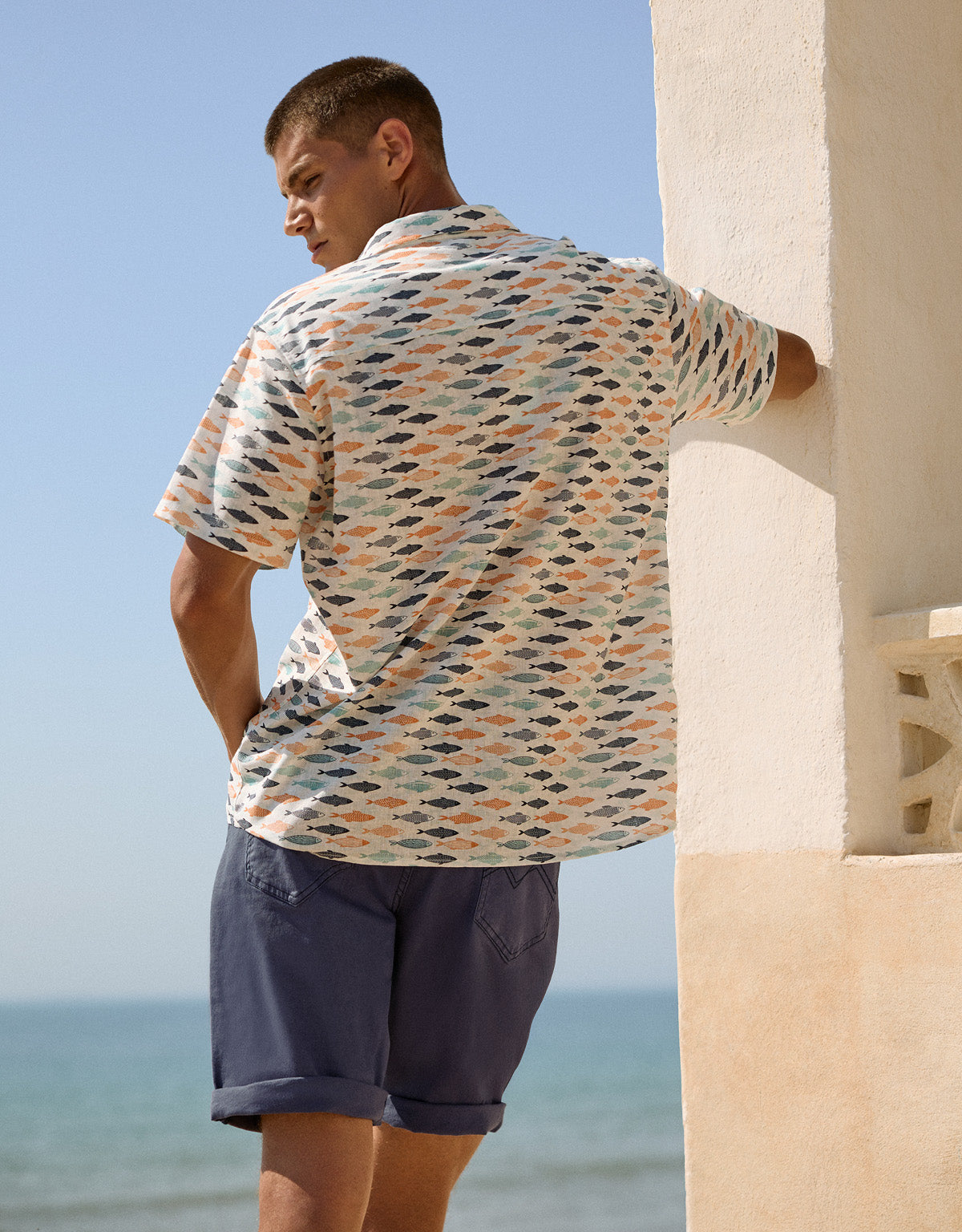 Camisa Manga Corta Naranja - Rosspe 3