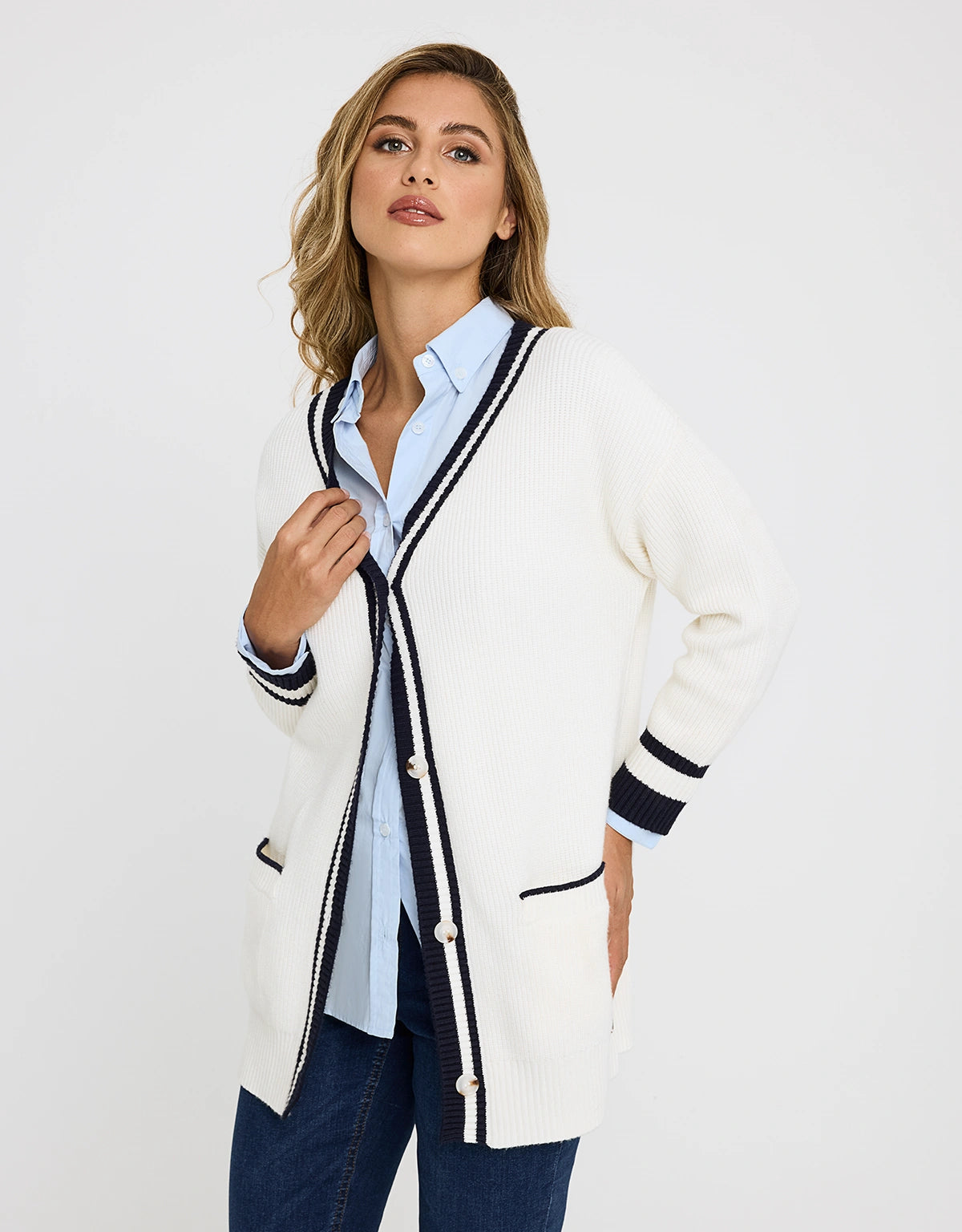 Cárdigan Punto Botones - Fruldu 