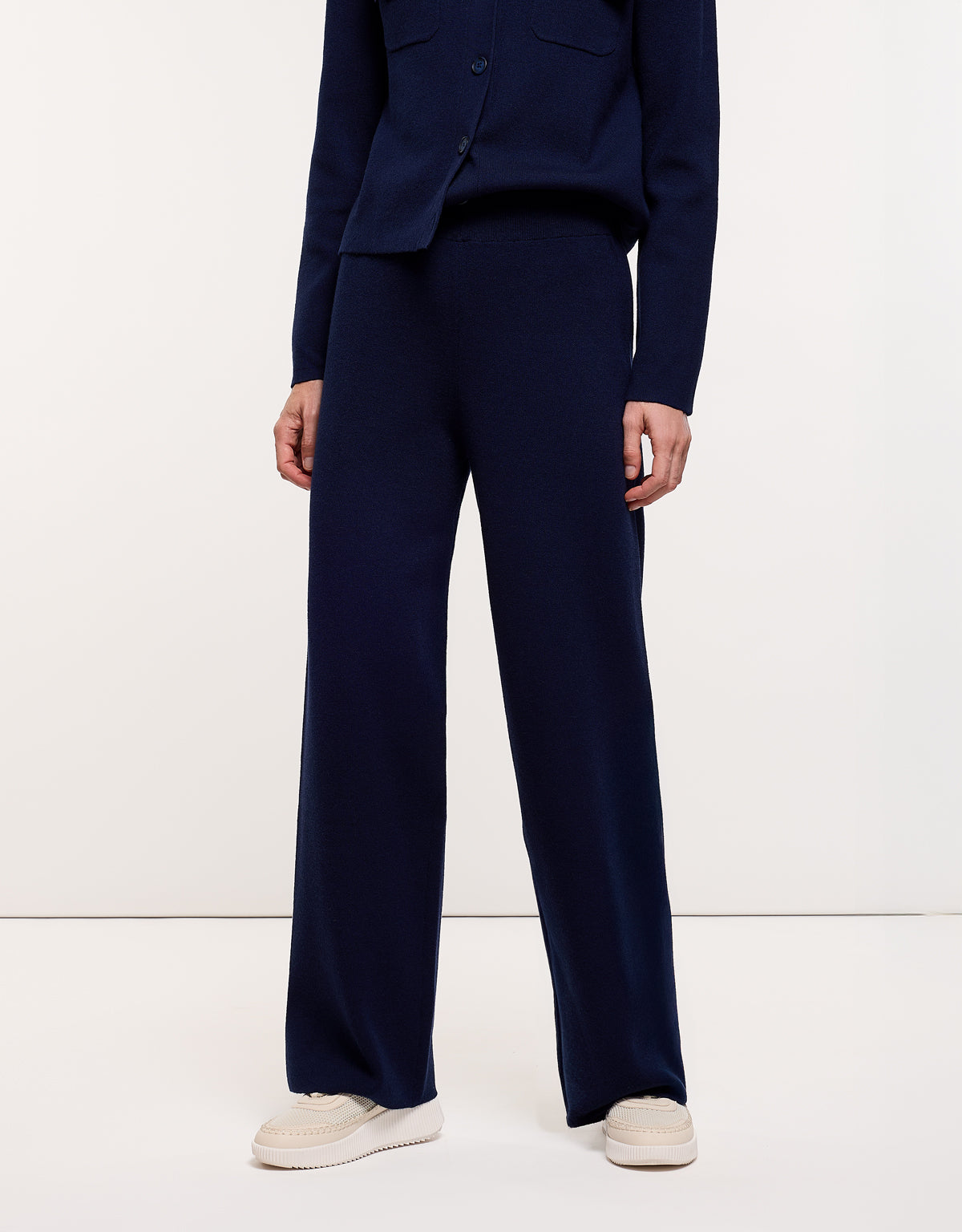 Pantalón de Punto Azul Marino - Yamiki 1