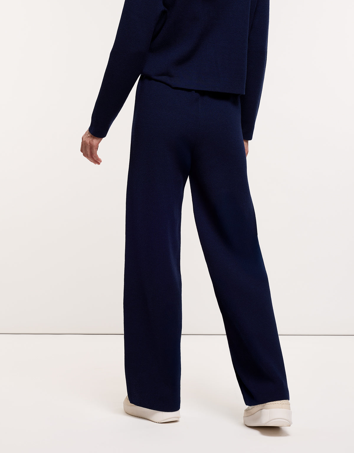 Pantalón de Punto Azul Marino - Yamiki 4