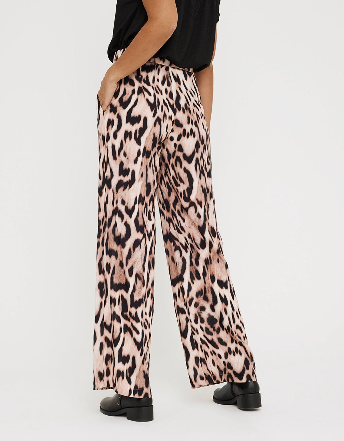 Pantalón Largo Estampado Animal Print - Lorsinala 