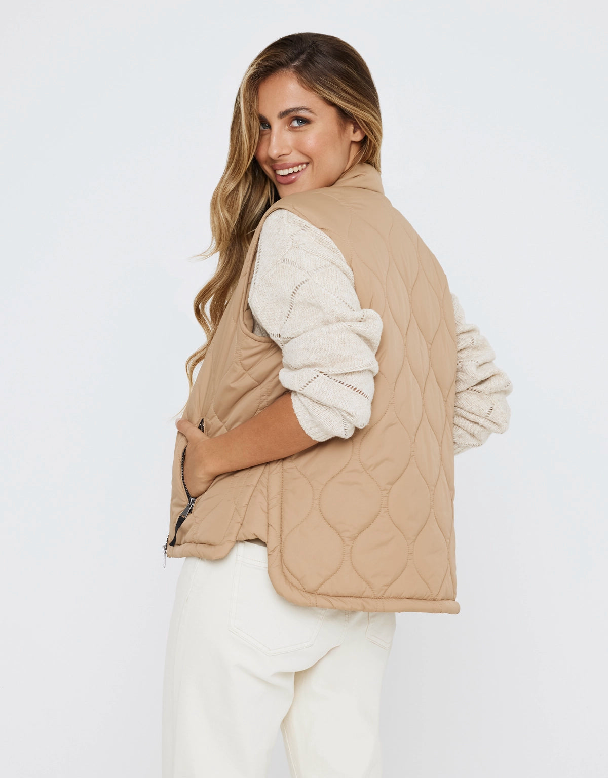 Chaleco Marrón Acolchado - Jantersin 