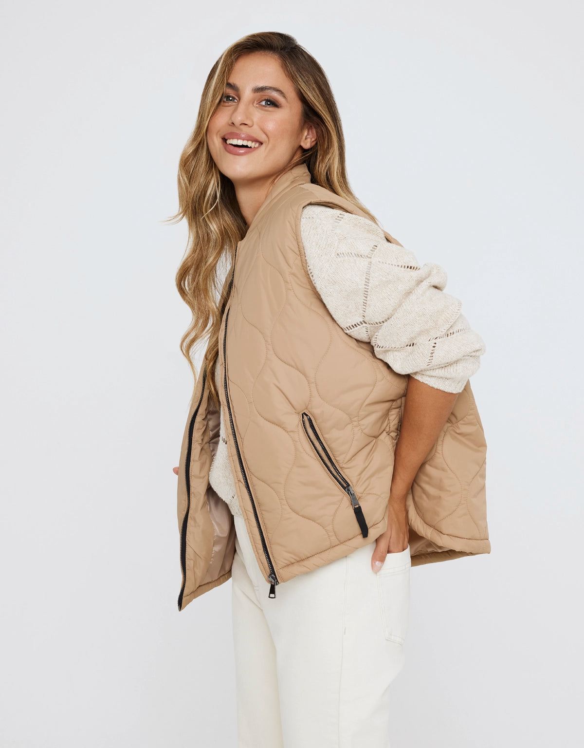 Chaleco Marrón Acolchado - Jantersin 